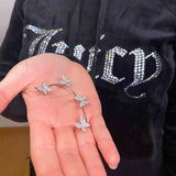 Orecchini a Farfalla con Molla (No Piercing)