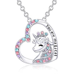 Collana con unicorno carino