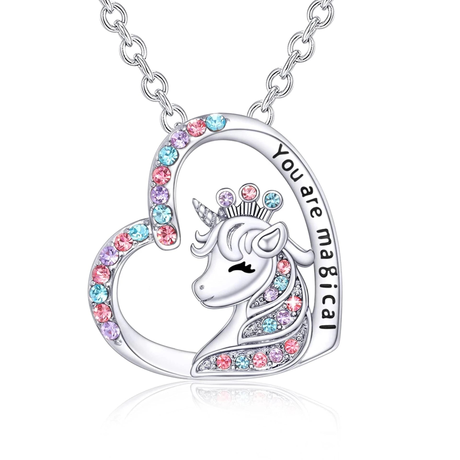 Collana con unicorno carino